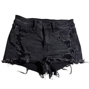 American eagle hi rise shortie shorts